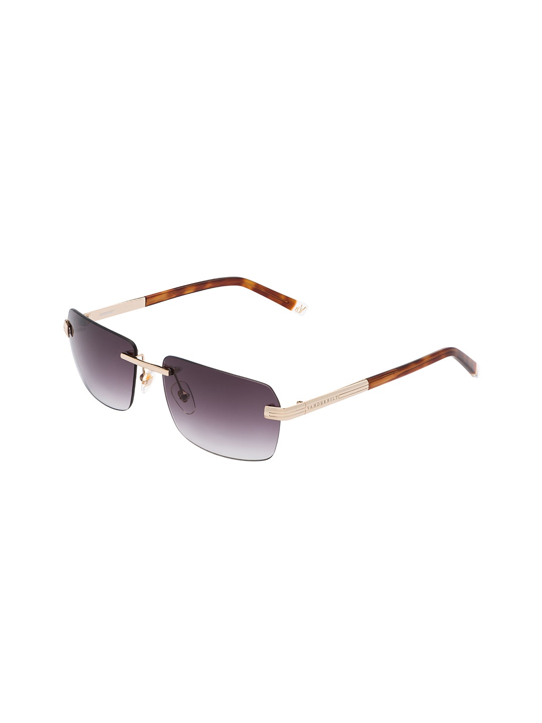 

VANDERBILT NEW YORK Unisex Rectangle UV Procted Sunglasses, Purple