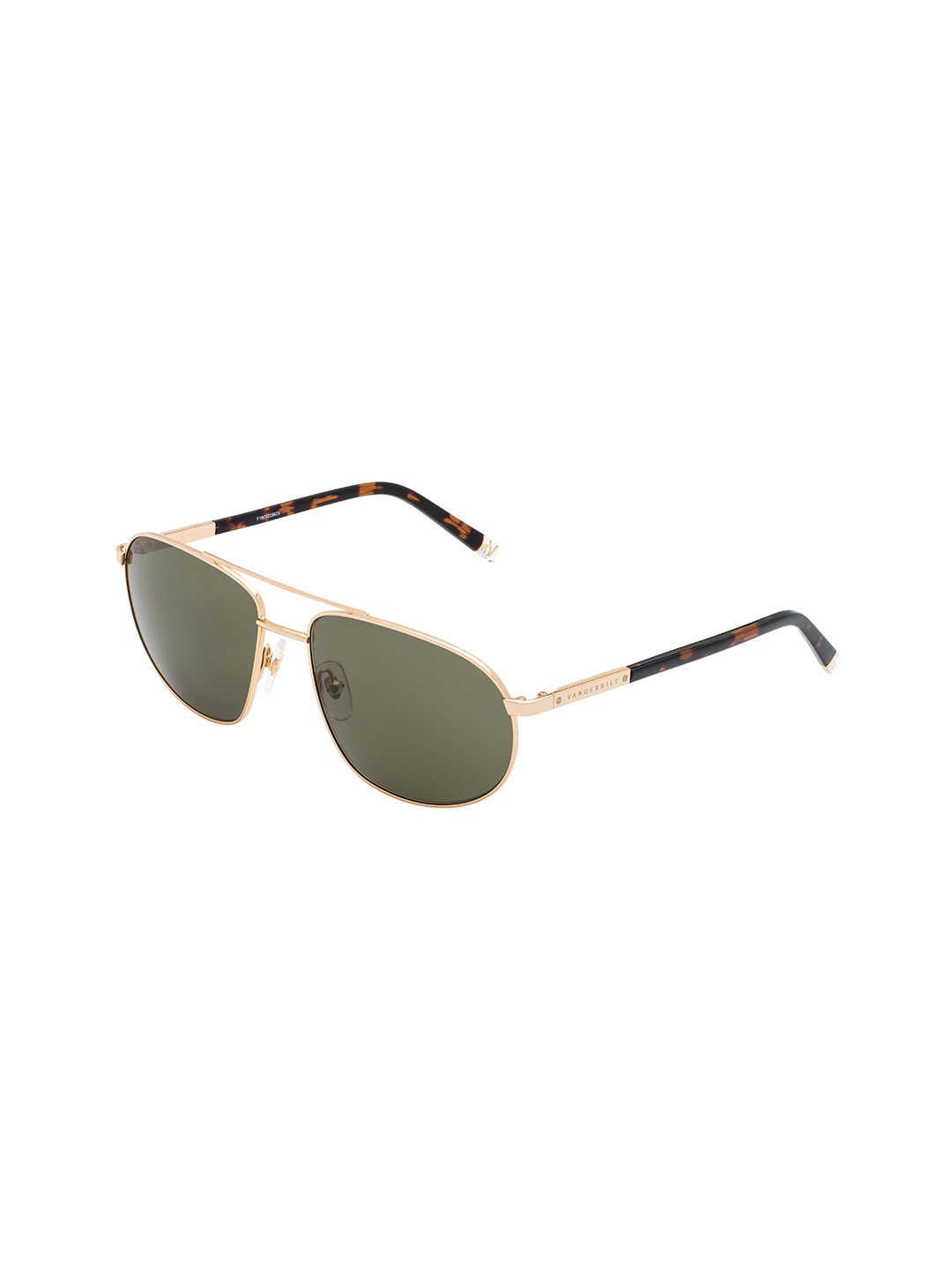 

VANDERBILT NEW YORK Men Aviator Sunglasses with UV Protected Lens, Green