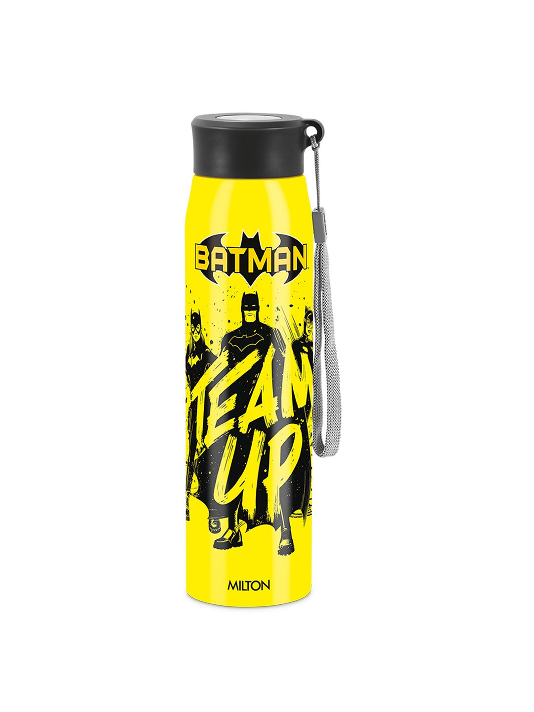 

Milton Handy Design 850 Stainless Steel Superheroes Leak Proof Water Bottle 780 ml, Yellow