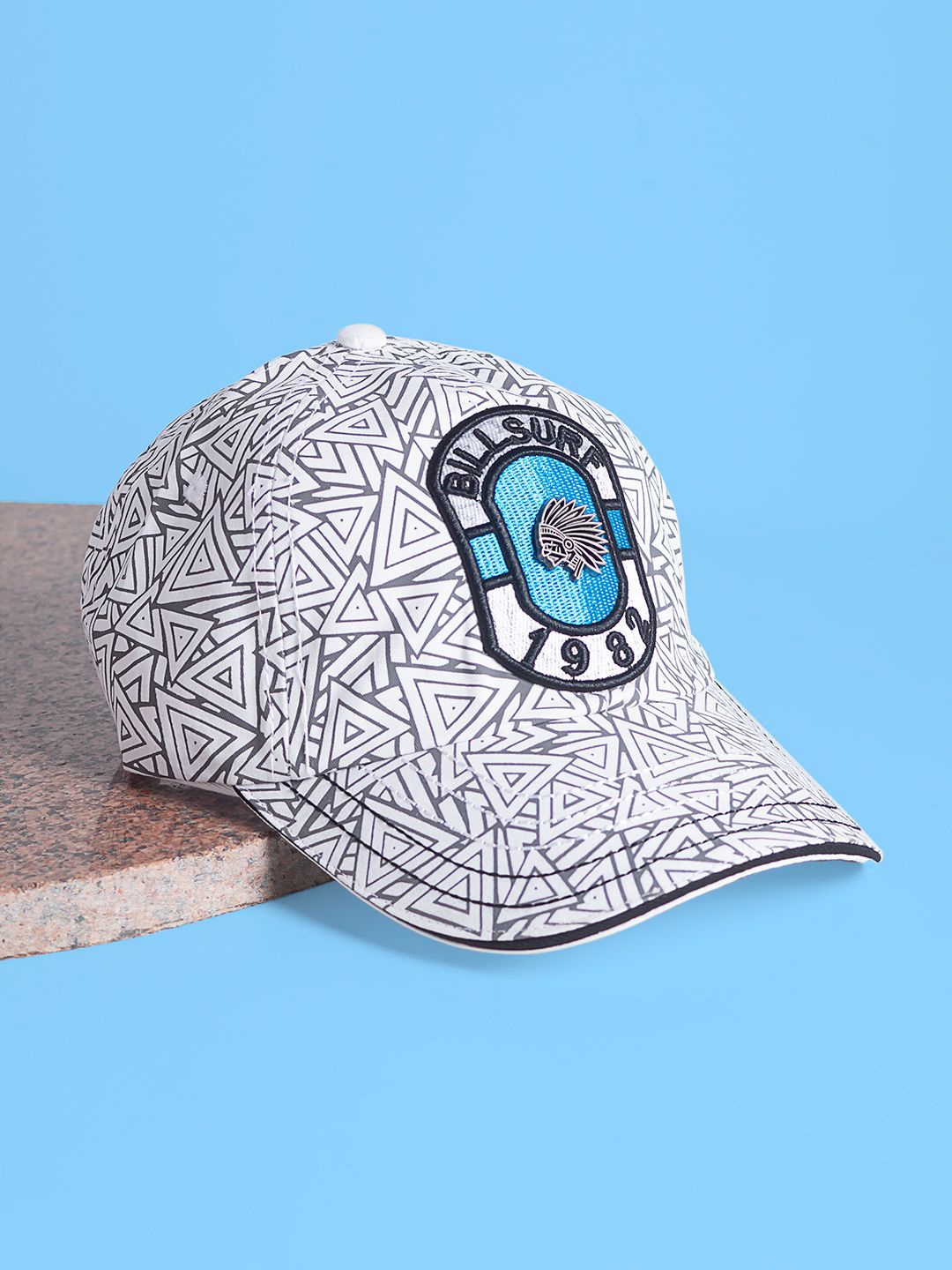 

Golden Peacock Unisex Printed Baseball Cap, White