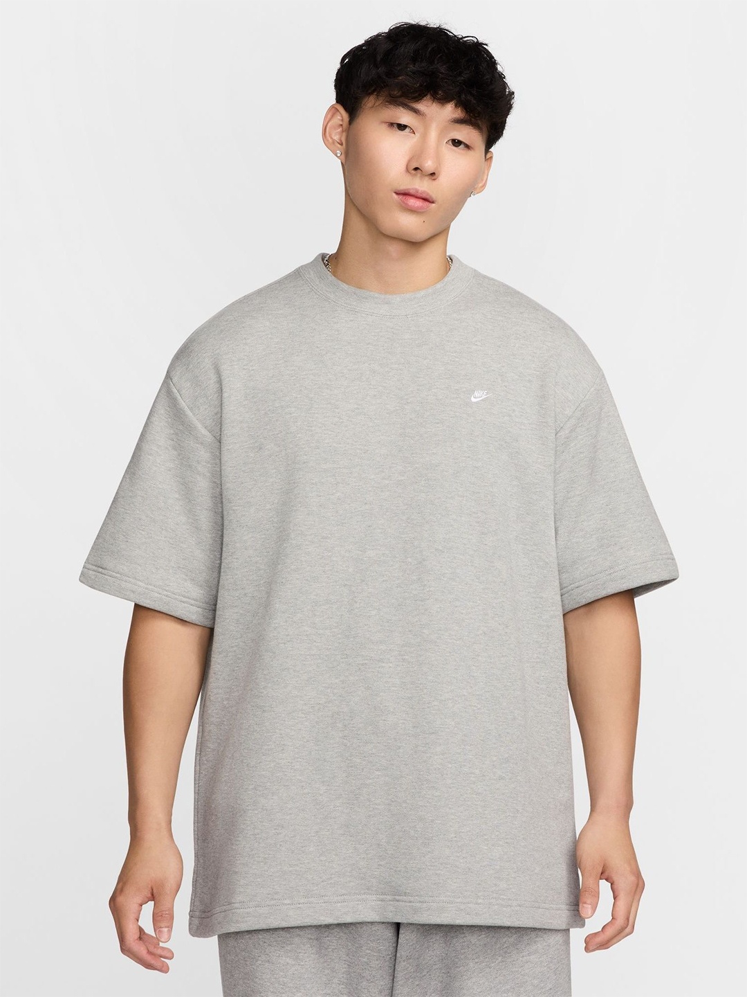 

Nike Sportswear Men's French Terry Short-Sleeve Top, Grey