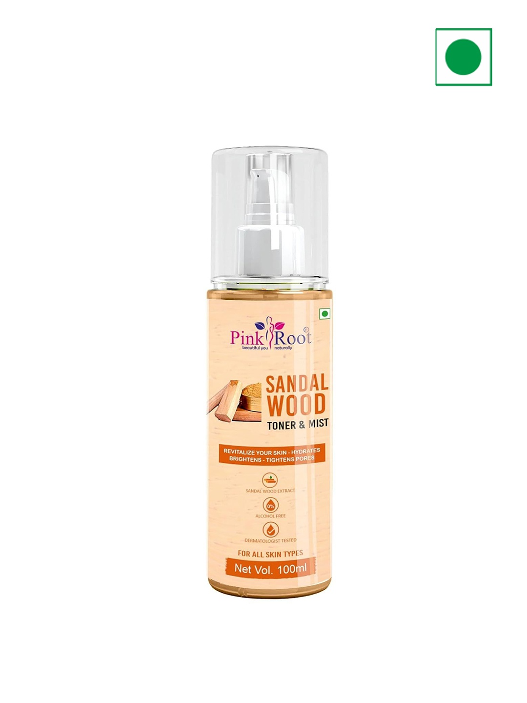 

Pink Root Sandalwood Toner & Mist - 100ml, Beige