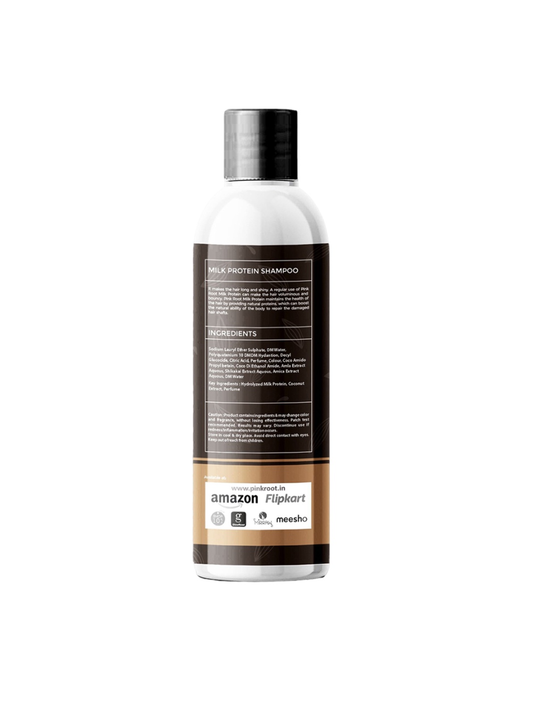 

Pink Root Milk Protein Shampoo With Wheat & Milk Proteins - 250ml, White