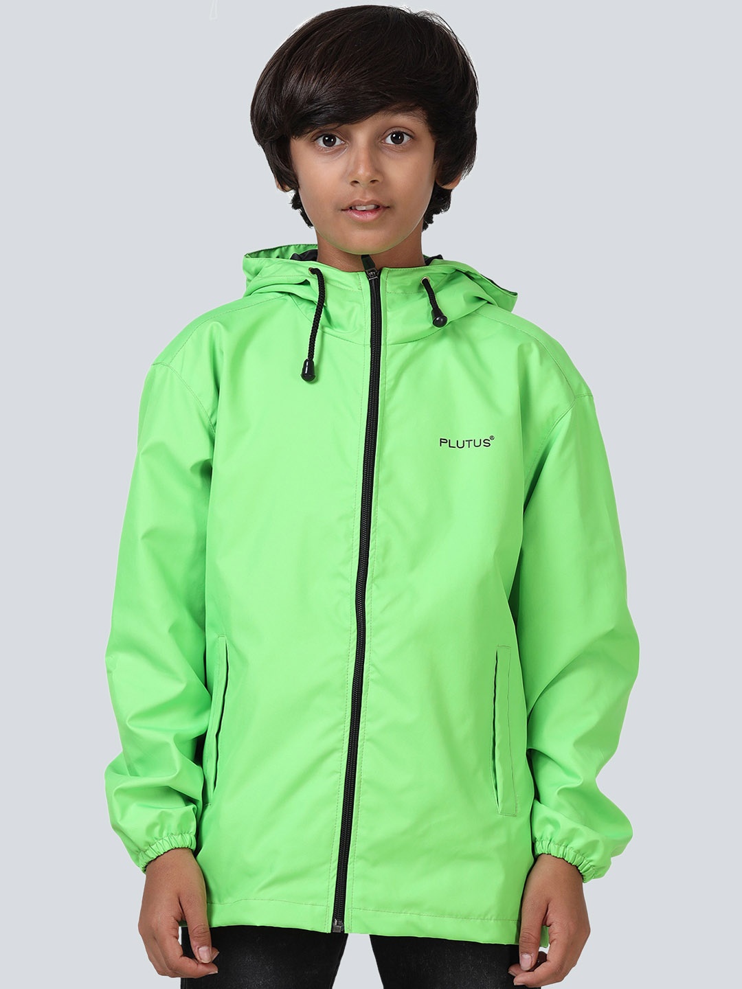 Plutus Boys Water Resistant Outdoor Puffer Jacket, Green