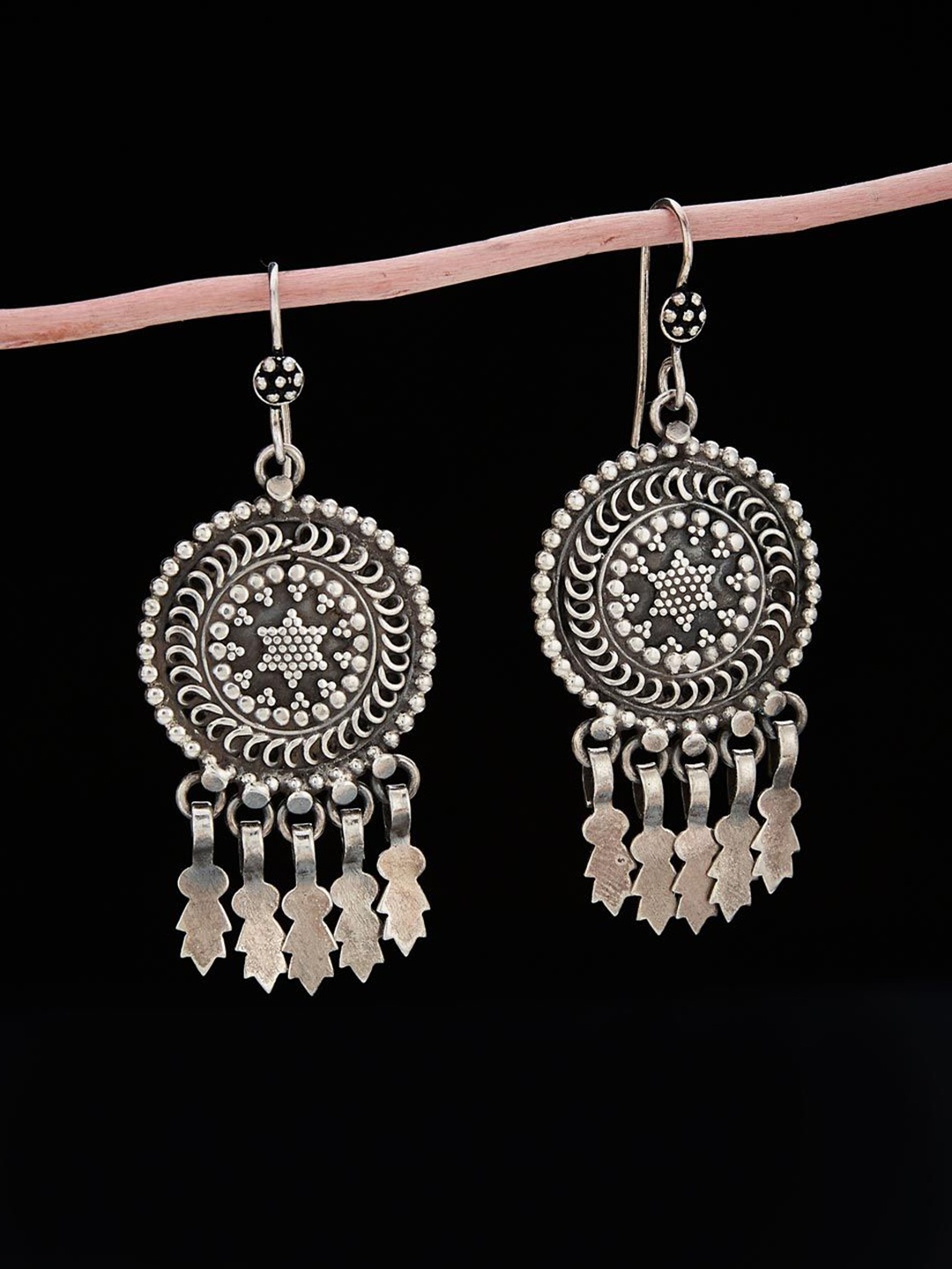 

Fabindia Silver Plated Silver Drop Earrings