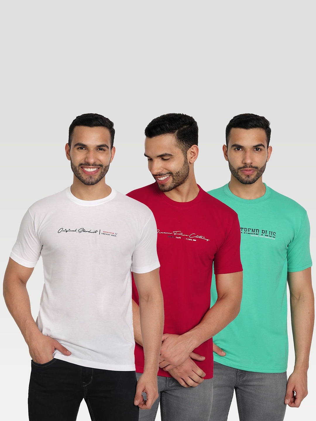 

ZEFFIT Men Typography 3 Pockets T-shirt, Multi
