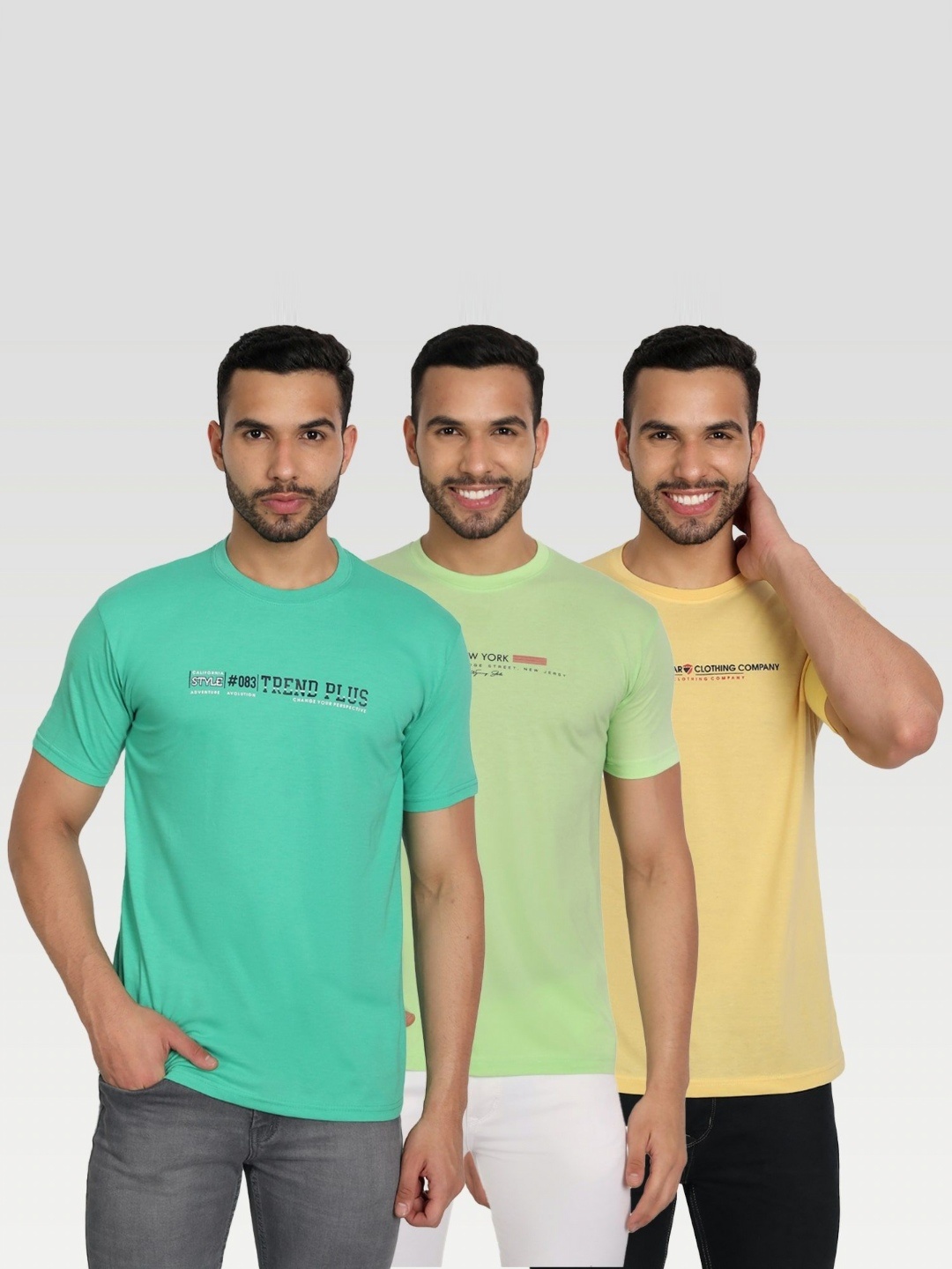 

ZEFFIT Men Typography 3 Pockets T-shirt, Multi