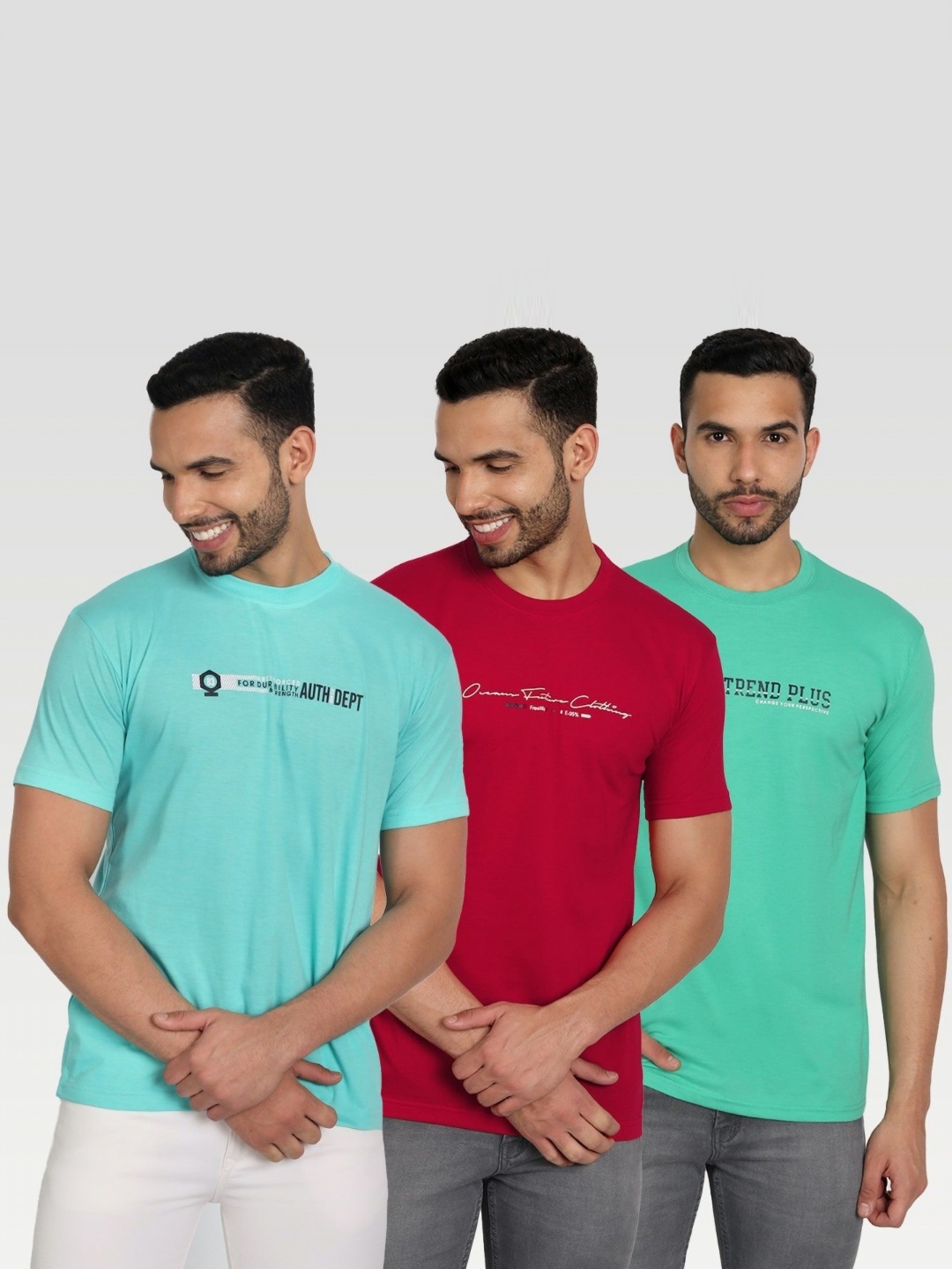 

ZEFFIT Men Typography 3 Pockets T-shirt, Multi
