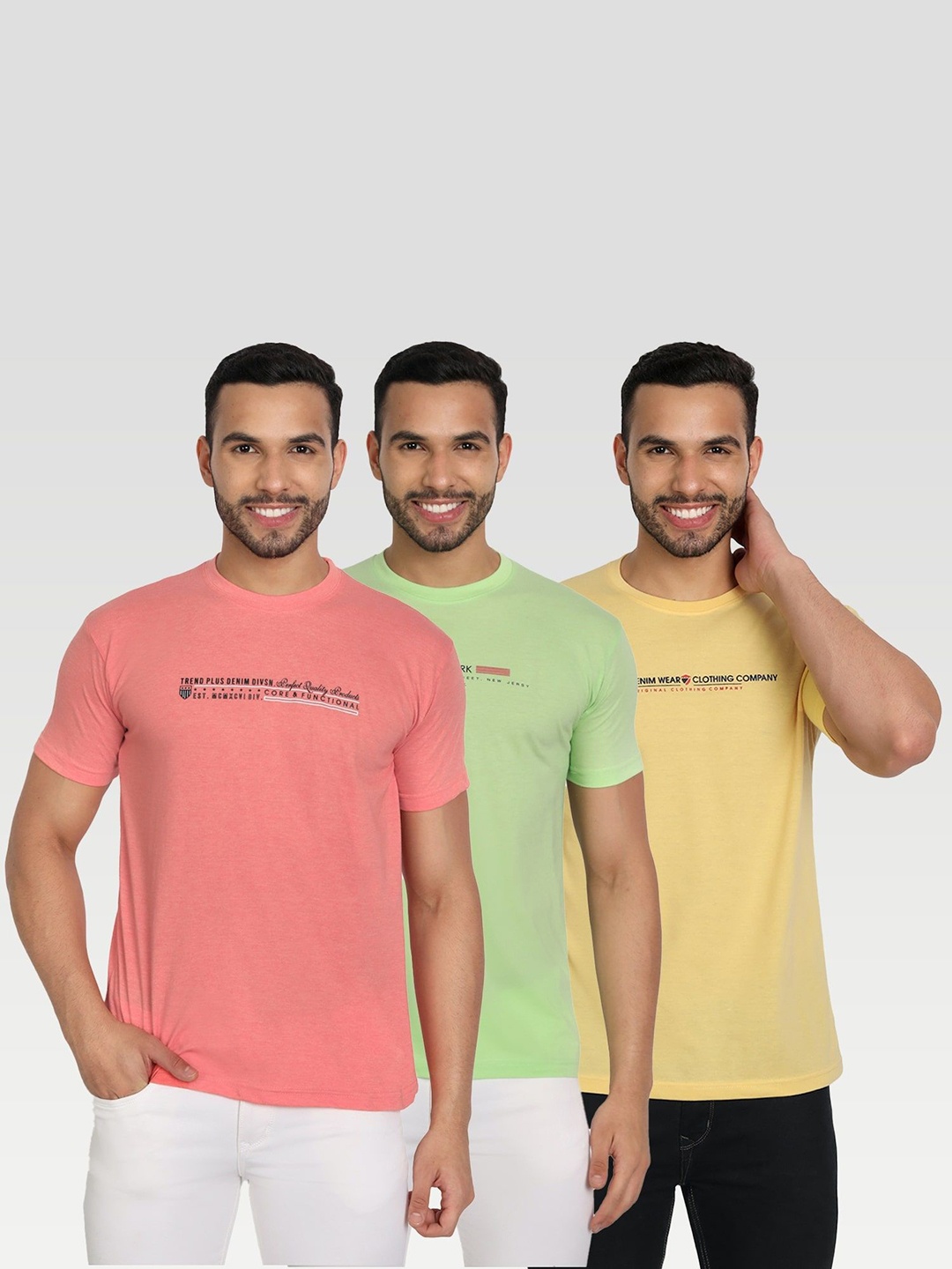 

ZEFFIT Men 3 V-Neck Pockets T-shirt, Multi