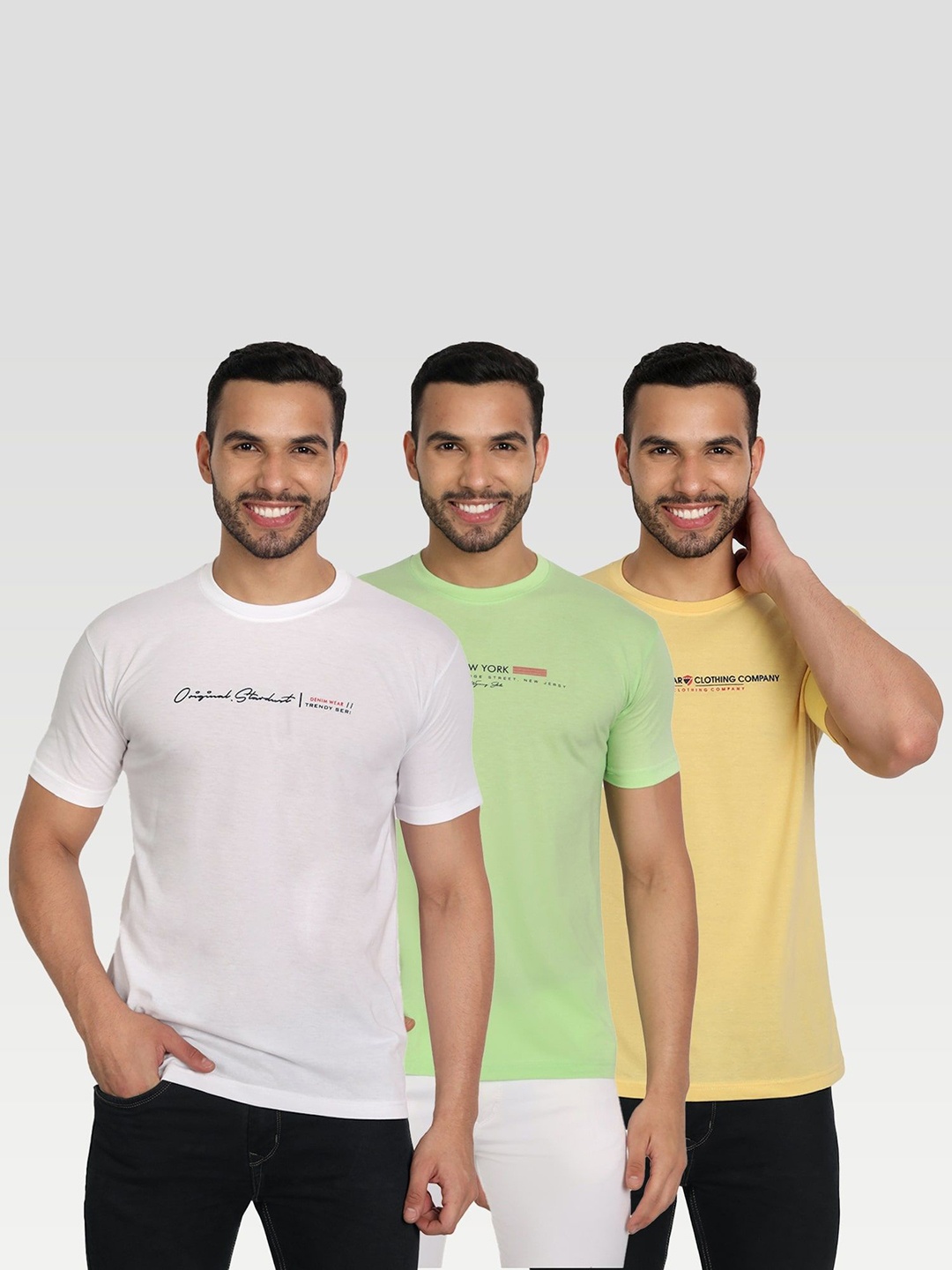 ZEFFIT Men Typography 3 Pockets T-shirt, Multi