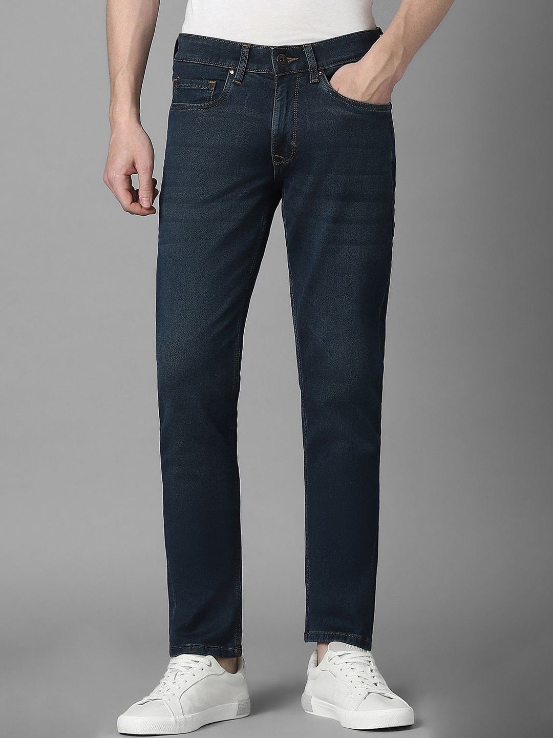 

Louis Philippe Jeans Men Slim Fit Jeans, Navy blue