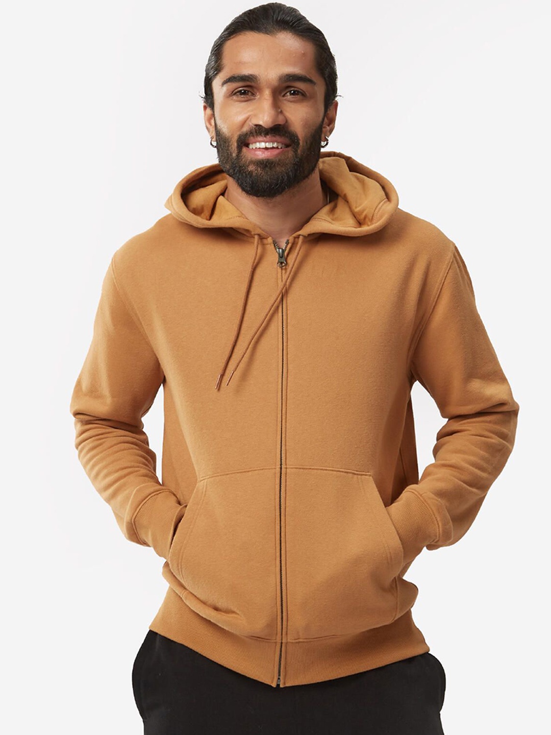 

Domyos By Decathlon Hooded Bomber Jacket, Brown