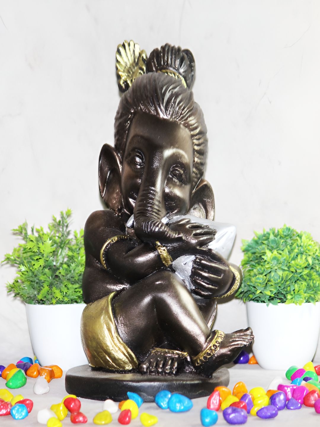 

BECKON VENTURE Brown Tiny Religious Idol Showpiece