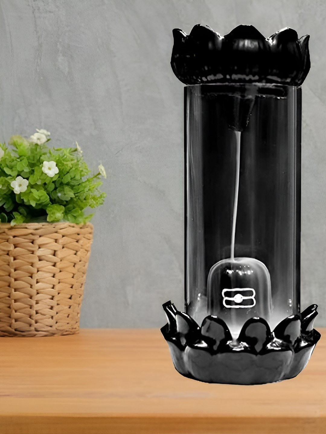 

BECKON VENTURE Black Religious Shivling Idol Showpiece