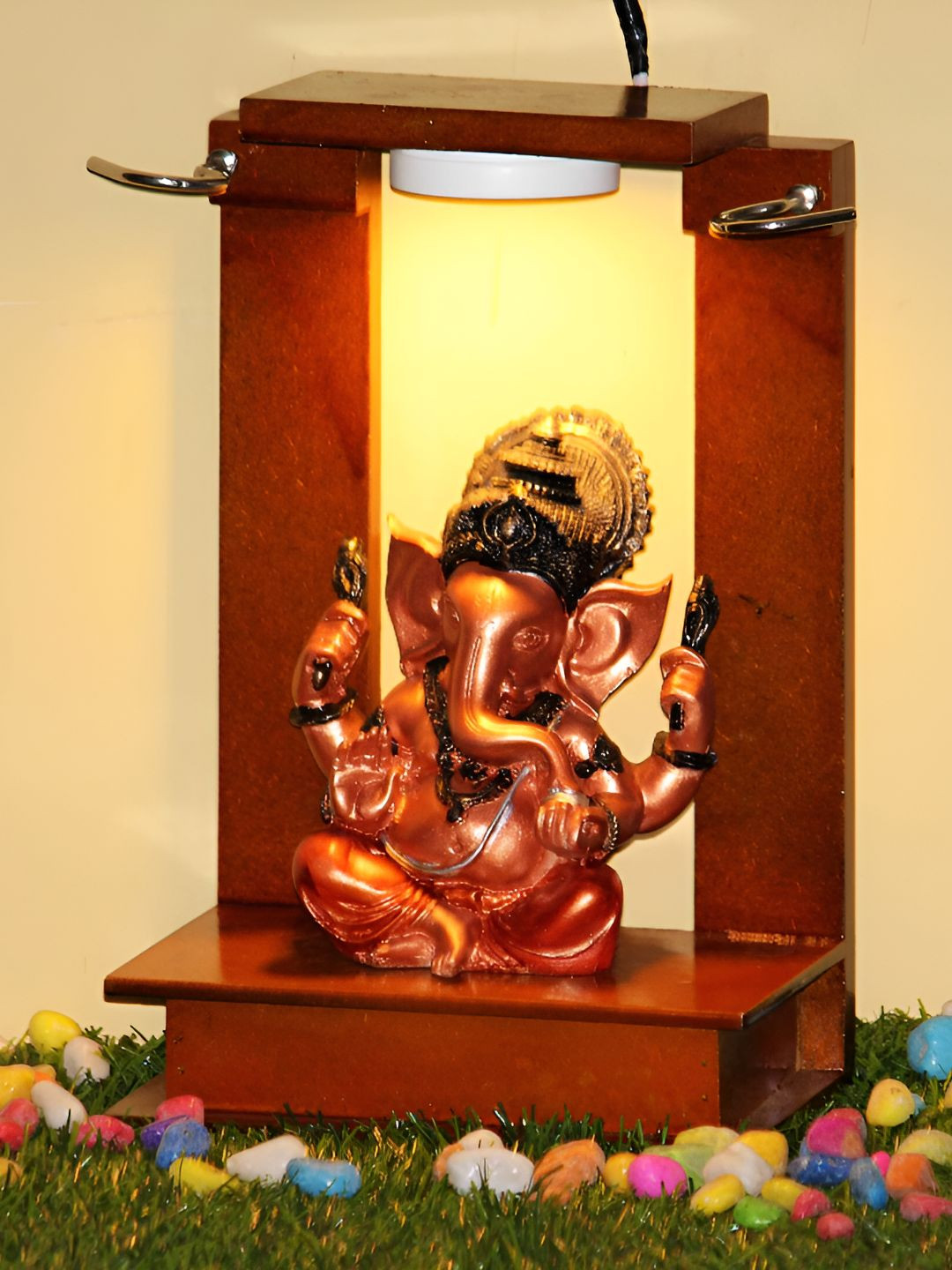 

BECKON VENTURE Black & Brown Religious Idol Showpiece
