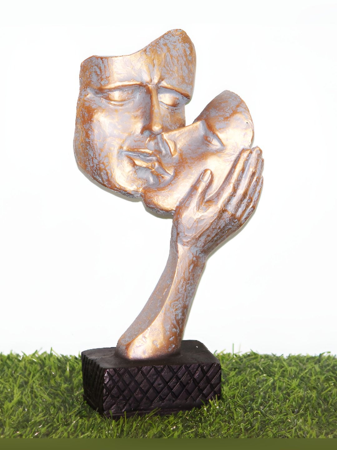 

BECKON VENTURE Gold Toned Medium Figurine Showpiece