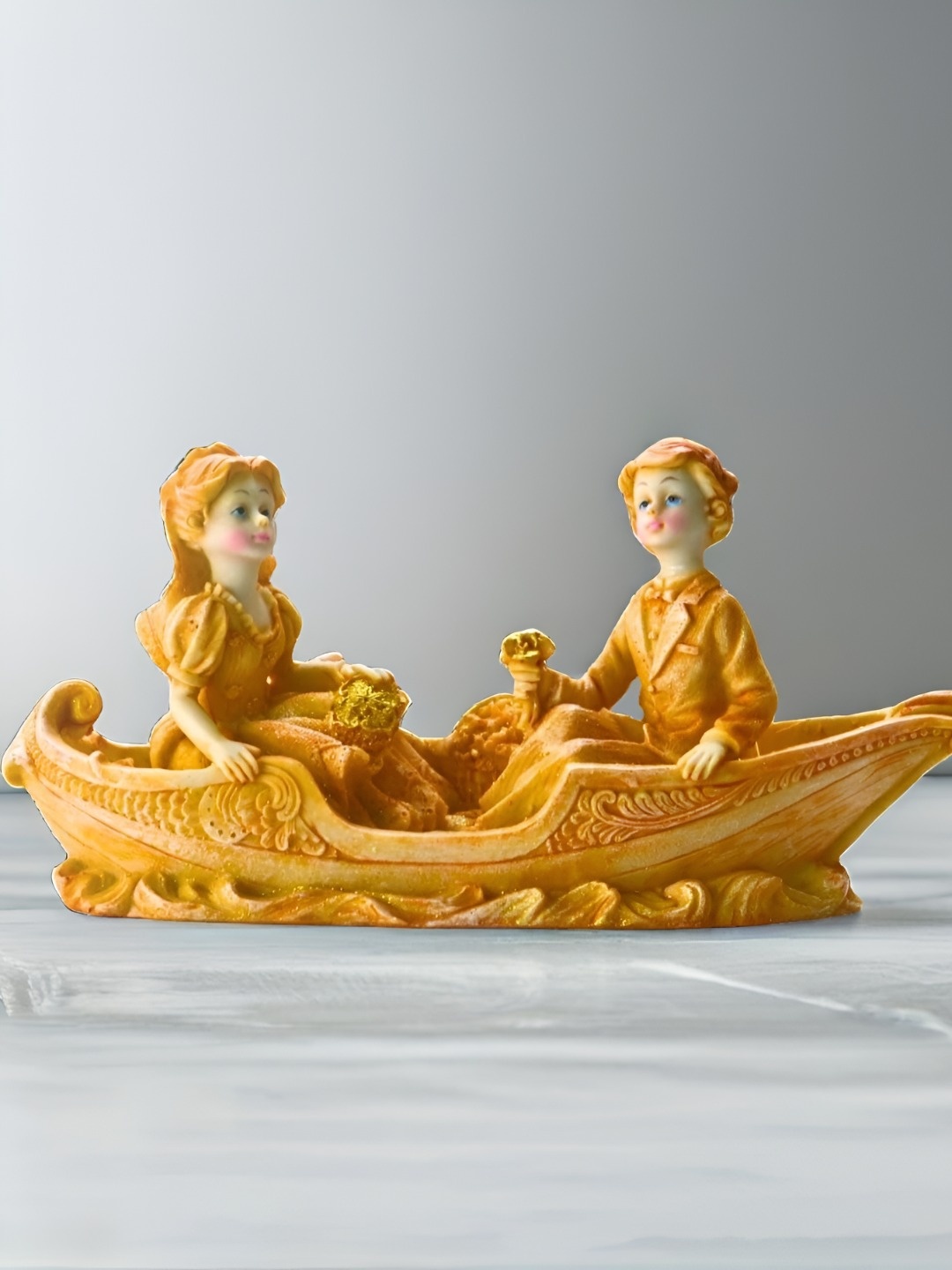 

BECKON VENTURE Brown & White Medium Figurine Showpiece