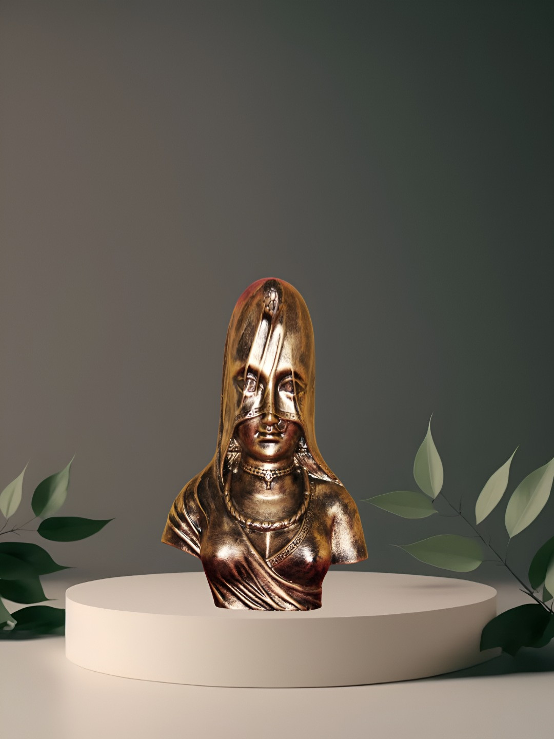 

BECKON VENTURE Gold-Toned Textured Figurine Showpiece