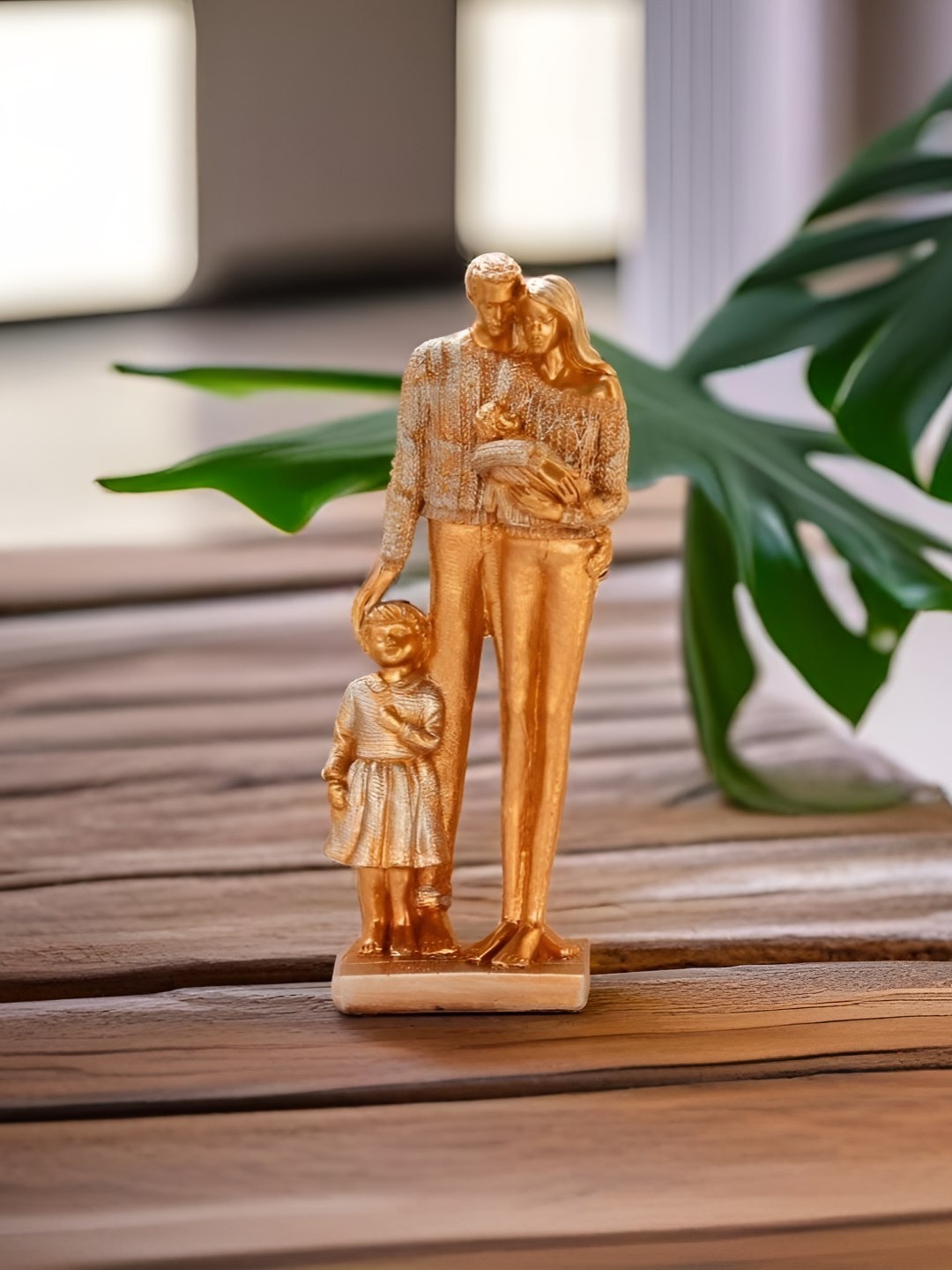 

BECKON VENTURE Copper-Toned Textured Figurine Showpiece