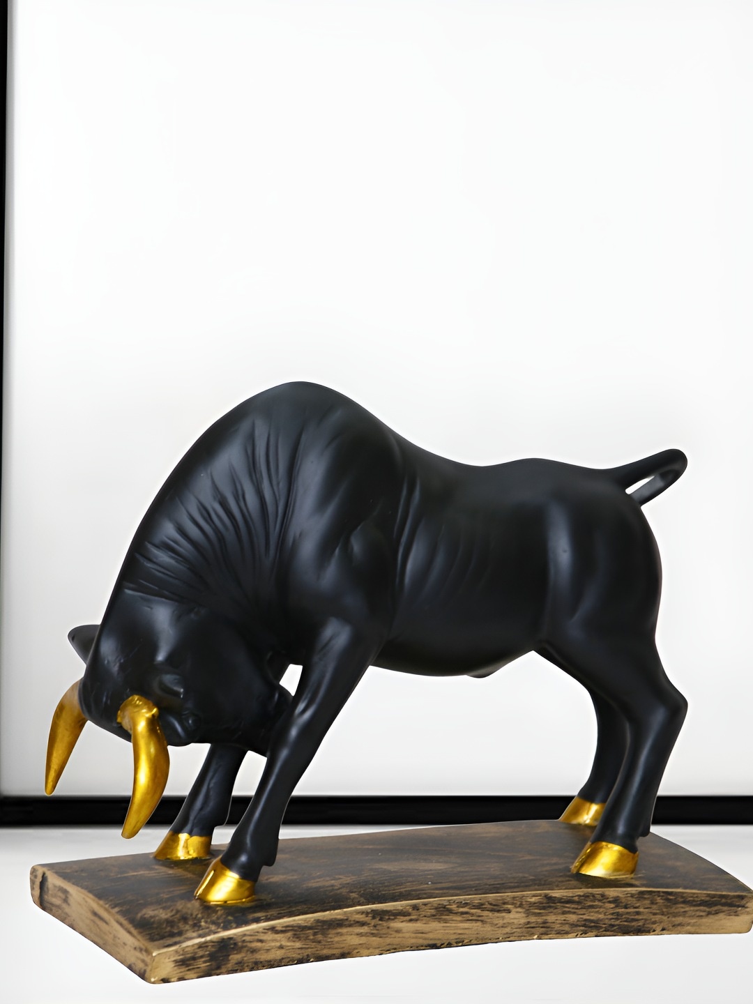 

BECKON VENTURE Black & Gold toned Birds and Animals Figurine Showpiece