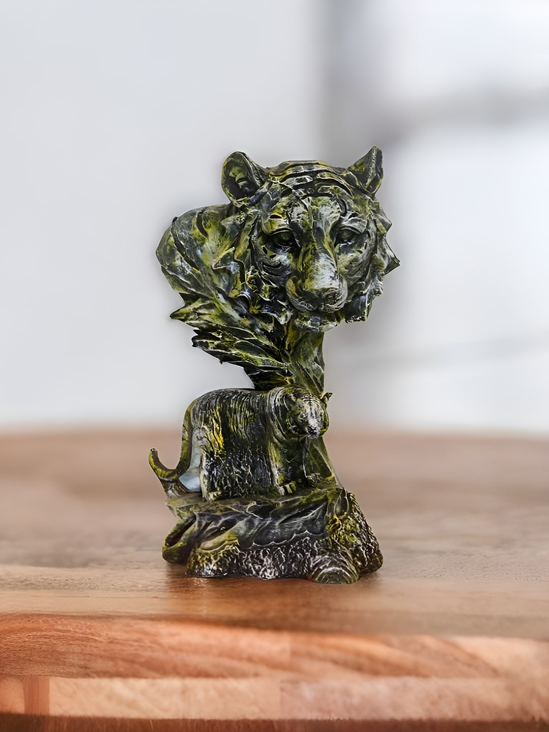 

BECKON VENTURE Grey & Green Birds and Animals Figurine Showpiece