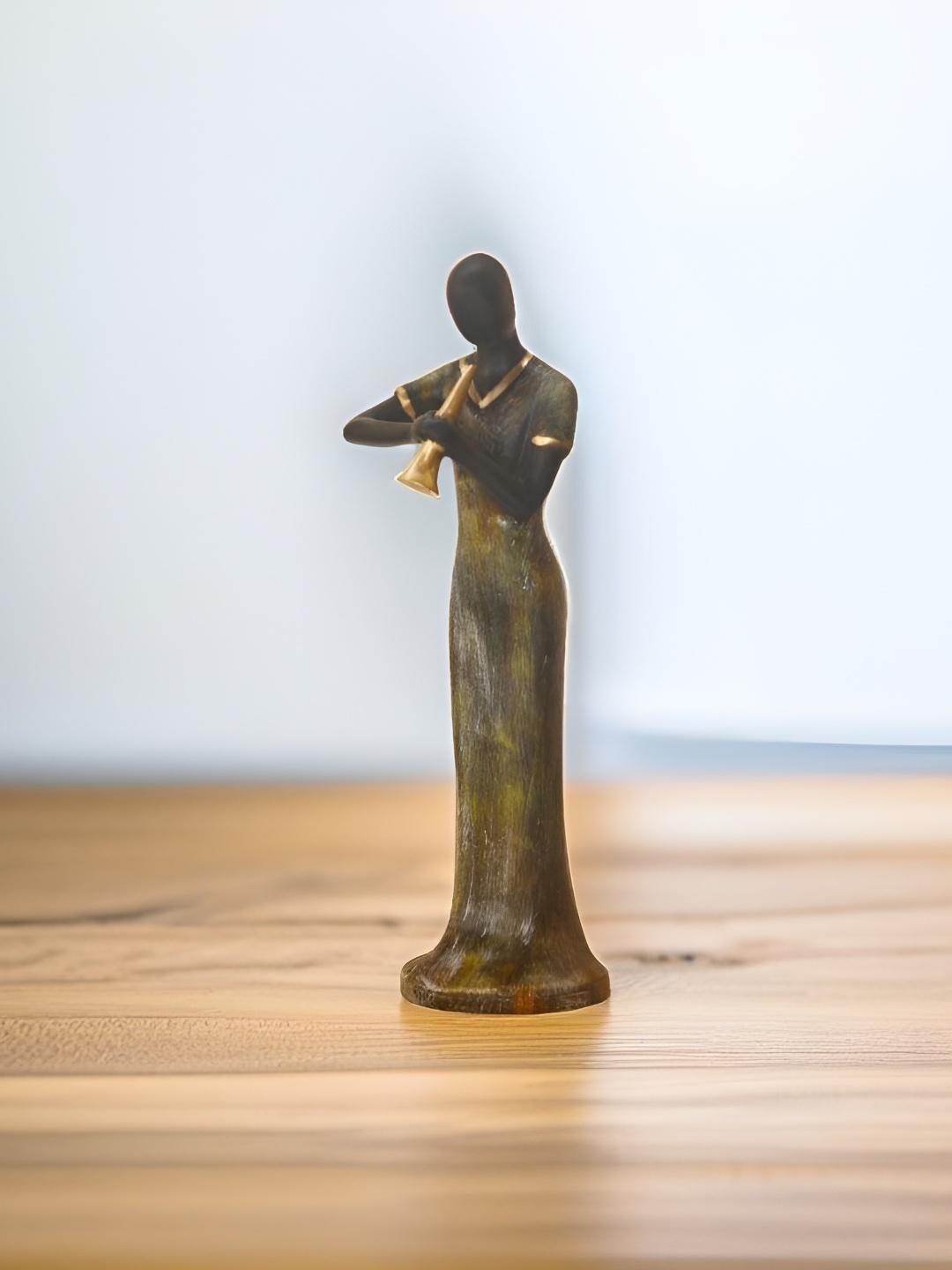 

BECKON VENTURE Brown & Gold Toned Small Figurine Showpiece