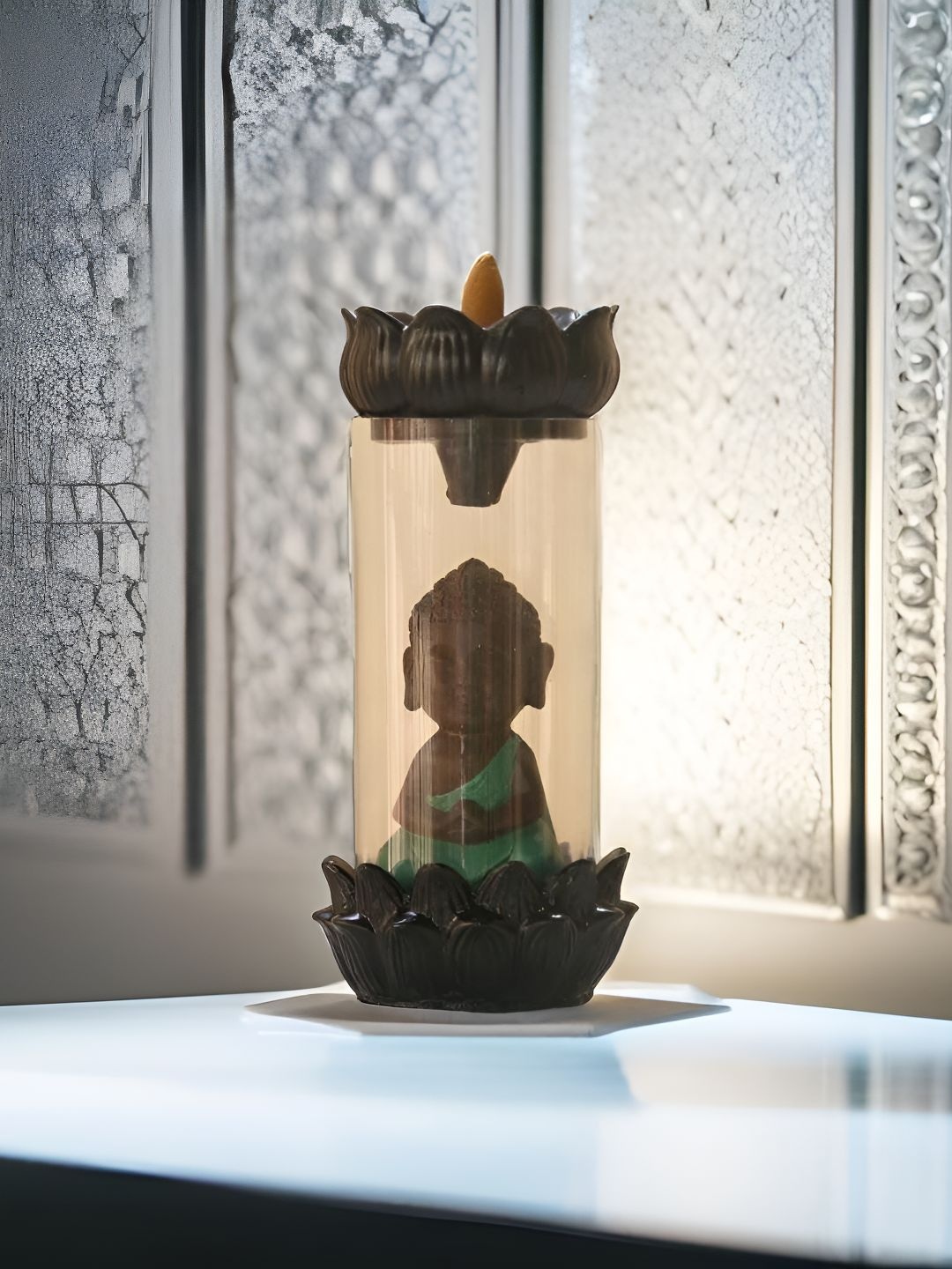 

BECKON VENTURE Brown Buddha Idol Showpiece