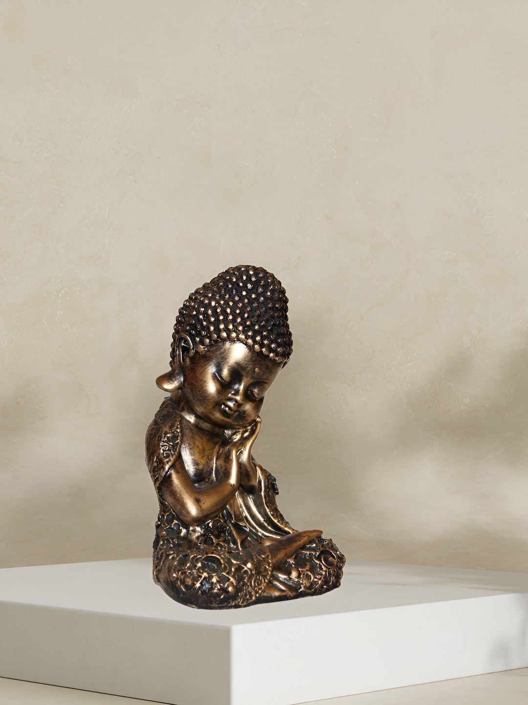 

BECKON VENTURE Gold-Toned Buddha Idol Showpiece