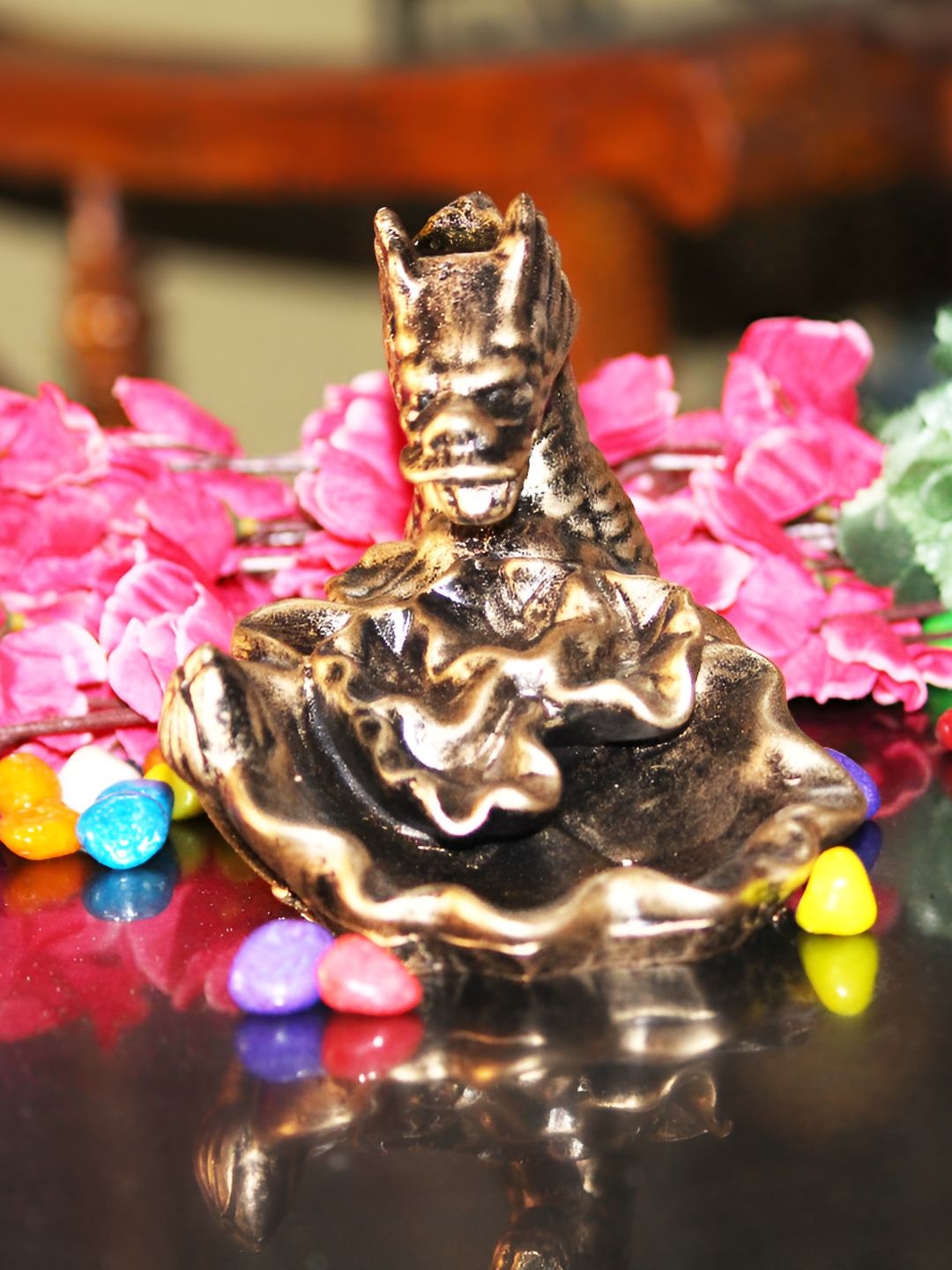 

BECKON VENTURE Gold-Toned Small Figurine Showpiece
