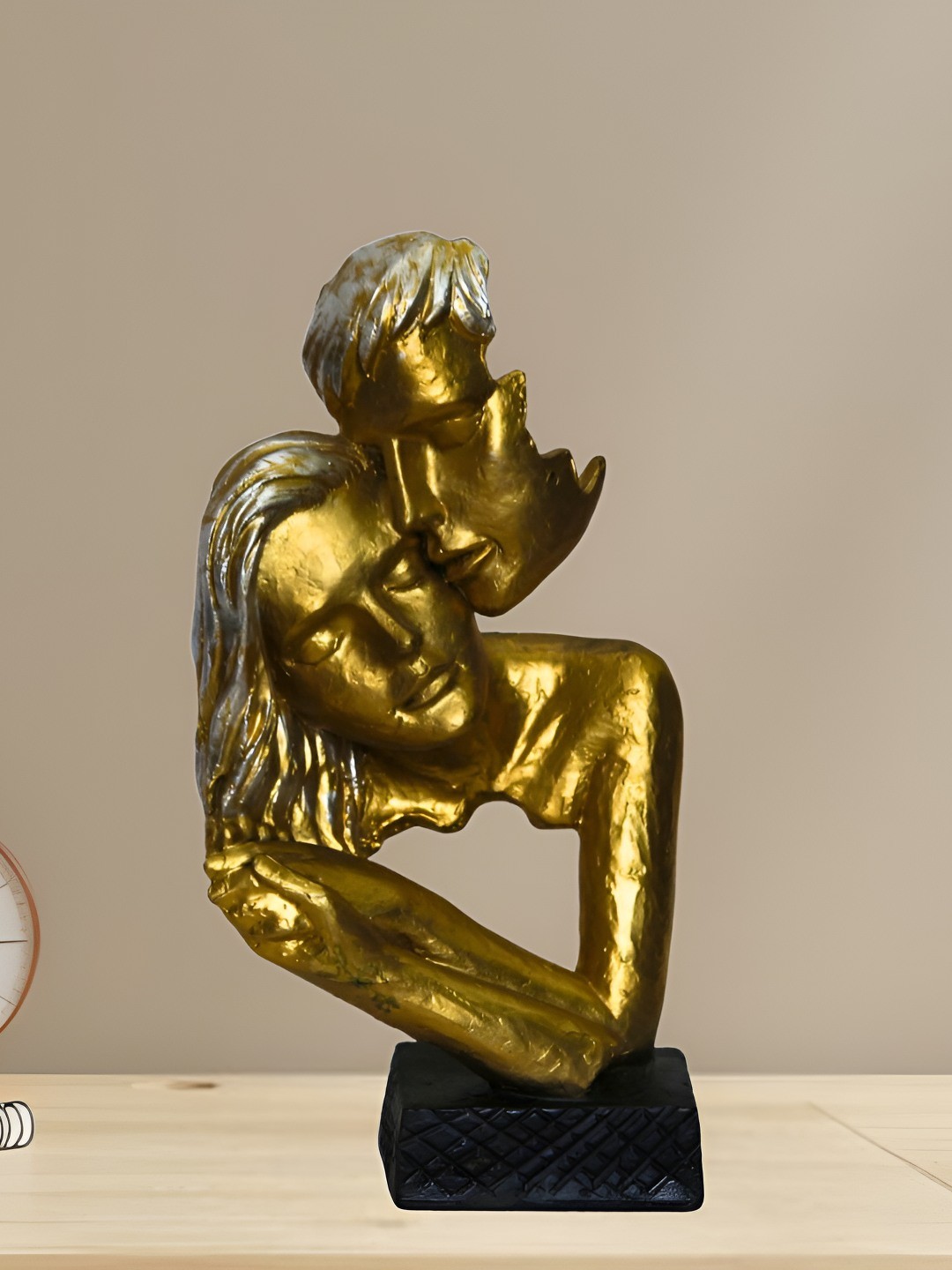 

BECKON VENTURE Gold-Toned Figurine Showpiece