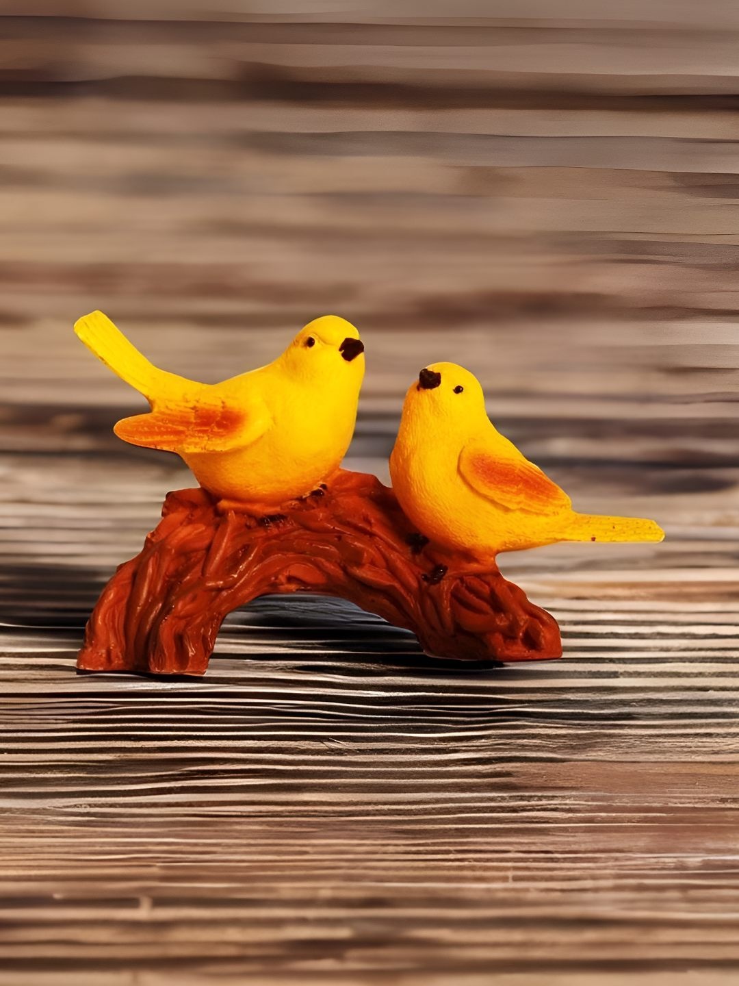 

BECKON VENTURE Yellow & Brown Birds Figurine Showpiece