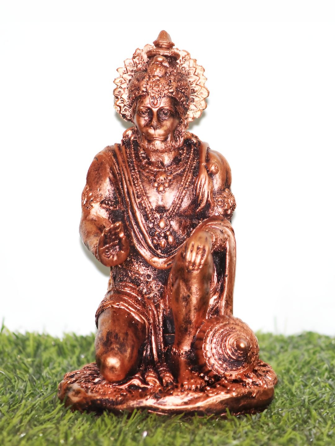 

BECKON VENTURE Copper Toned Hanuman Ji Idol Showpiece