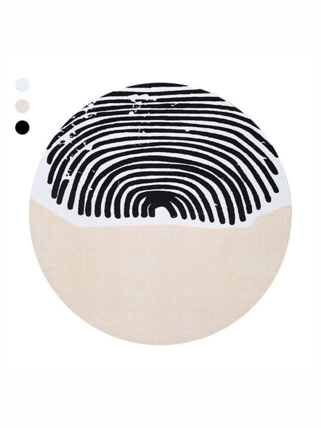 

Safiya Carpet Black & White Geometric Hand-Tufted Woollen Carpets