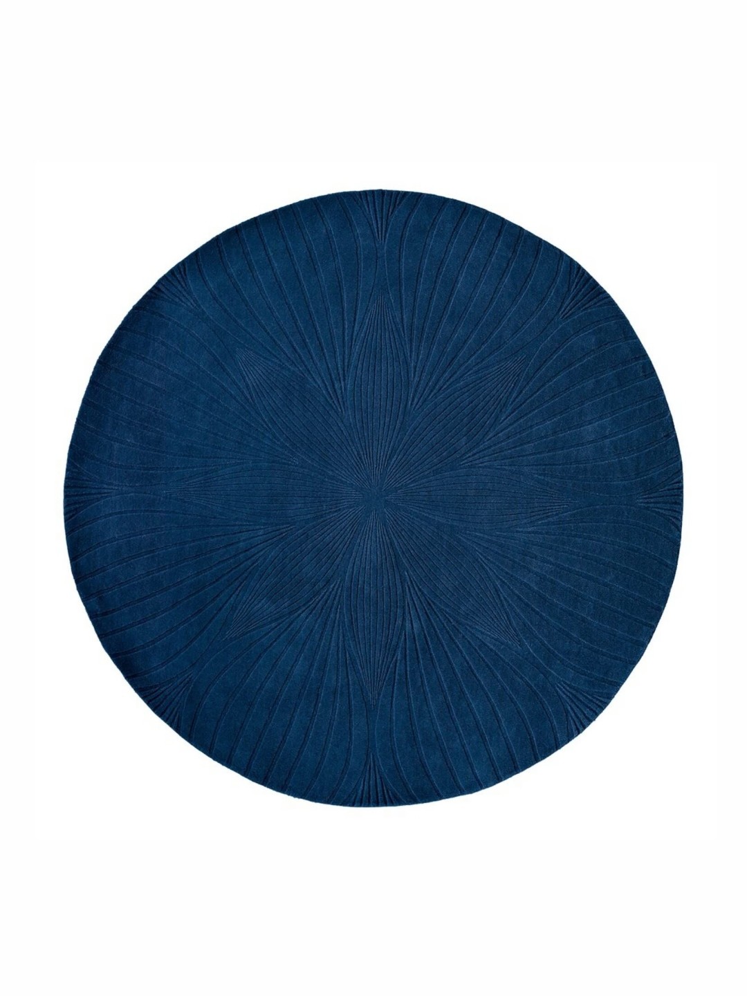 

Safiya Carpet Navy Blue Floral Woollen Traditional Carpet
