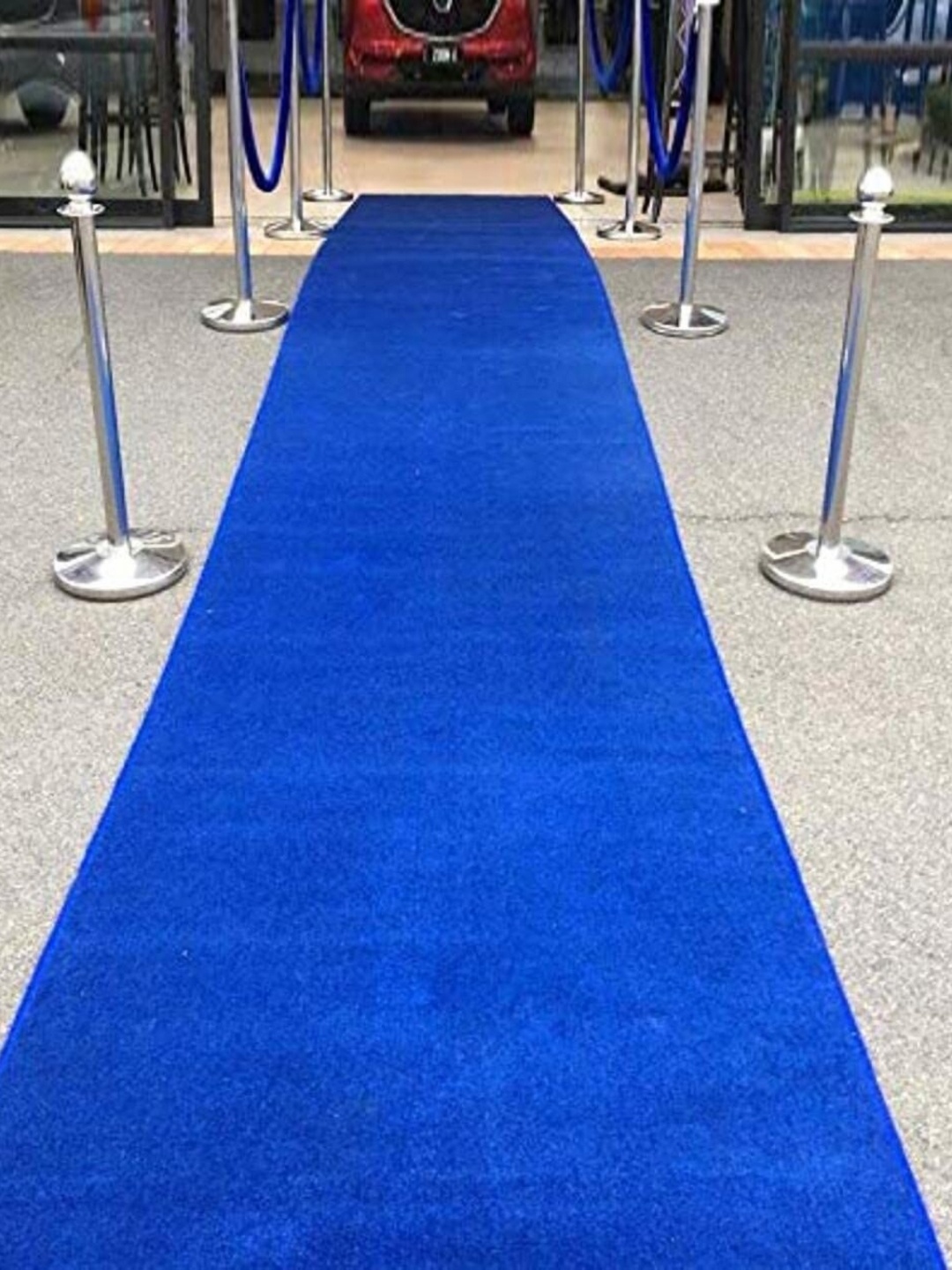 

Safiya Carpet Blue Anti-Skid Rectangle Carpets