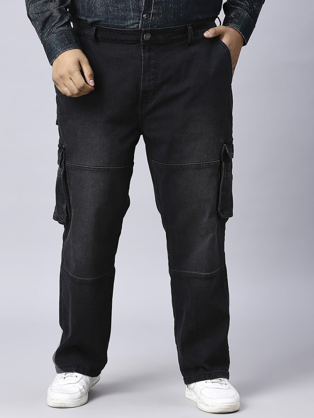

Turning Blue Men Plus Size Regular Fit Jeans, Black