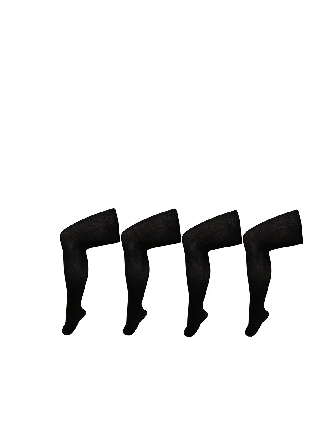 

RC. ROYAL CLASS Pack Of 4 Pantyhose Stockings, Black