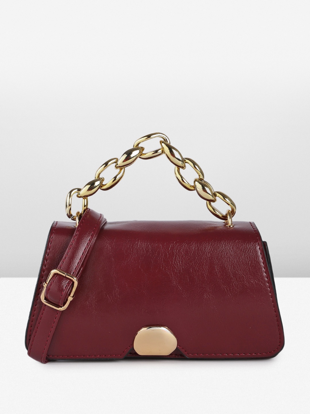 

Fastrack Structured Small Satchel, Maroon