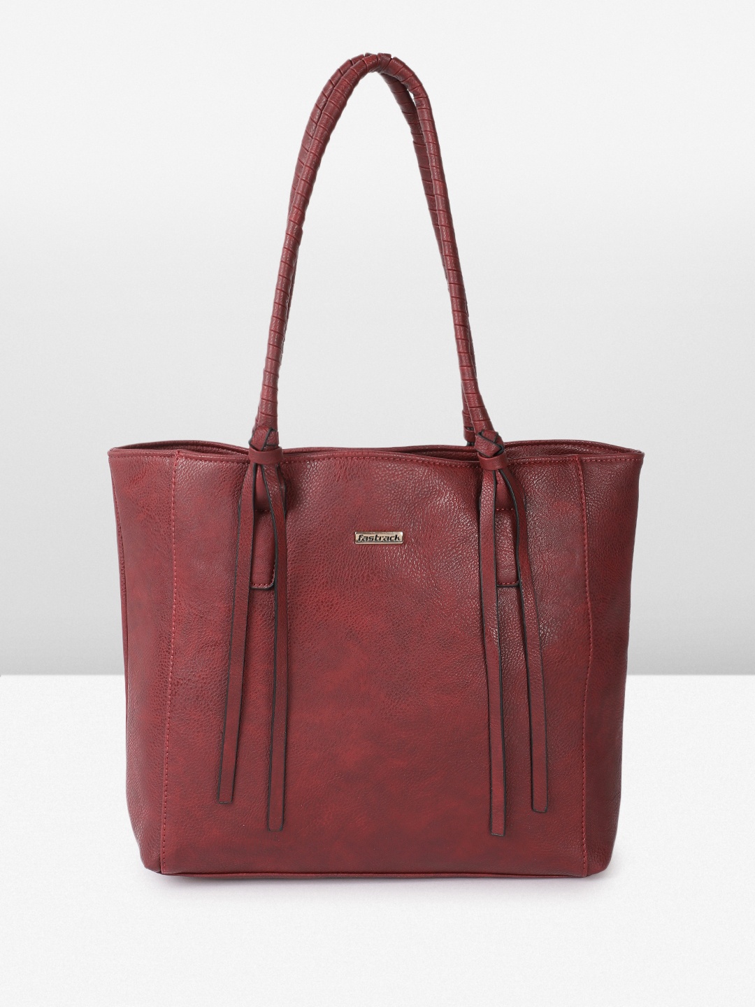 

Fastrack Textured Structured Shoulder Bag, Maroon