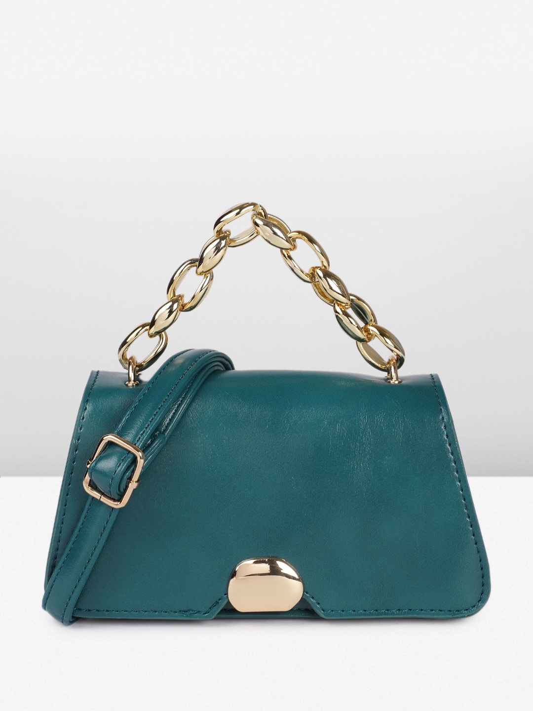 

Fastrack Structured Satchel Bag, Teal