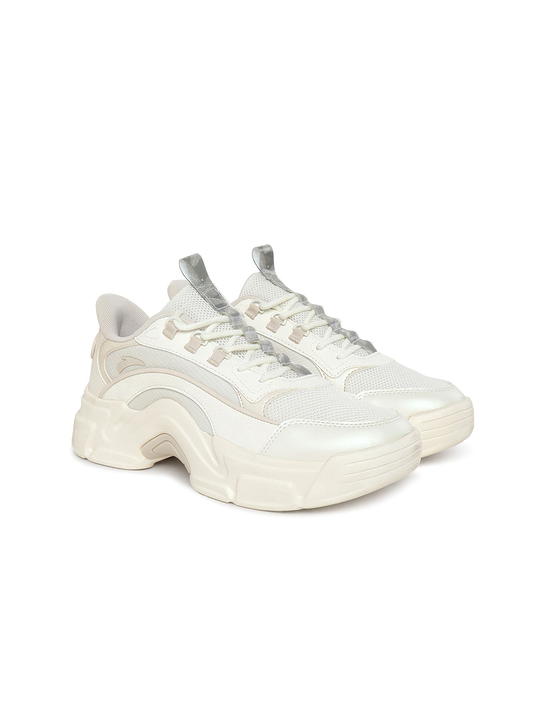 

Anta Women Printed Sneakers, Beige