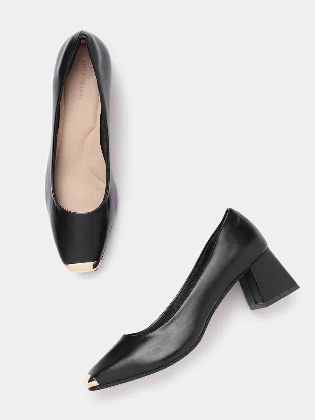 

Lino Perros Work Block Pumps, Black