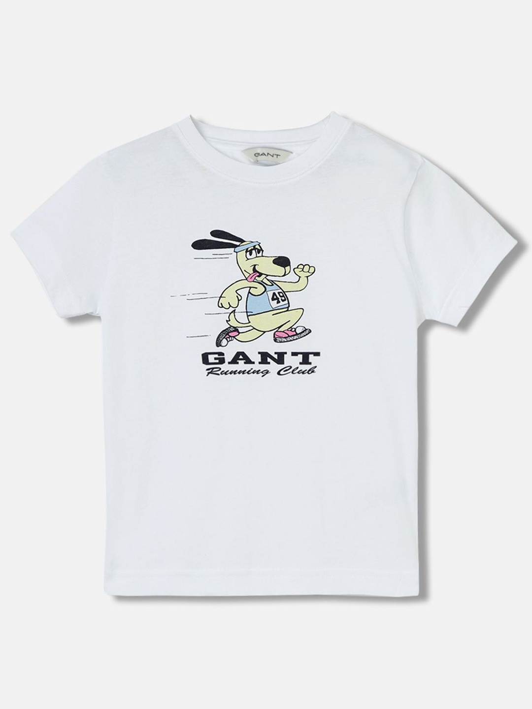 

GANT Boys Graphic Printed Pure Cotton T-shirt, White