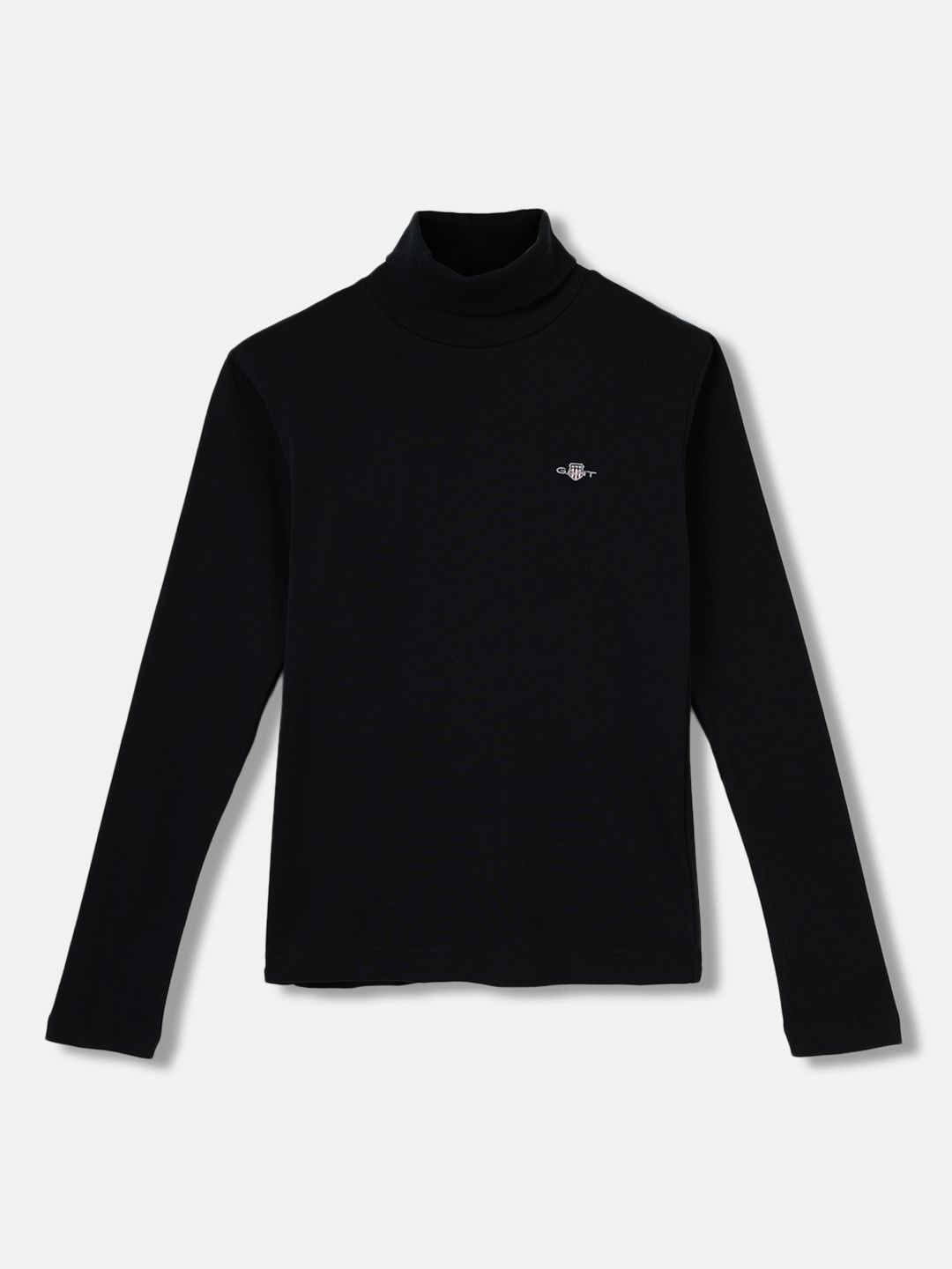 

GANT Boys pure cotton Turtle Neck Sweatshirt, Black