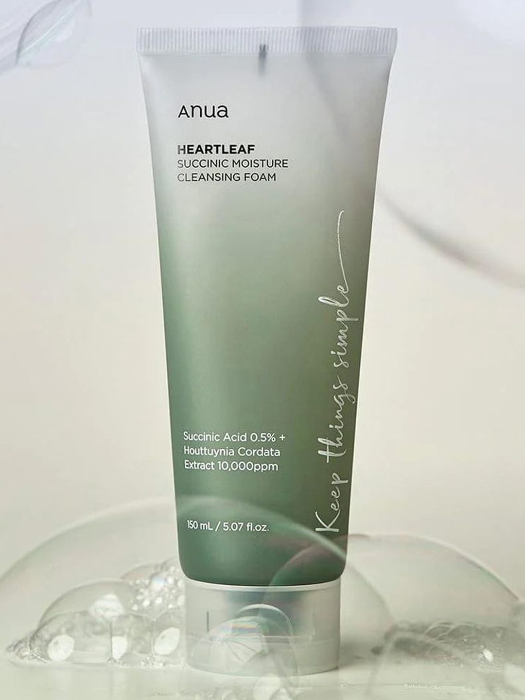 

Anua Heartleaf Succinic Moisture Cleansing Foam - 150ml, Green
