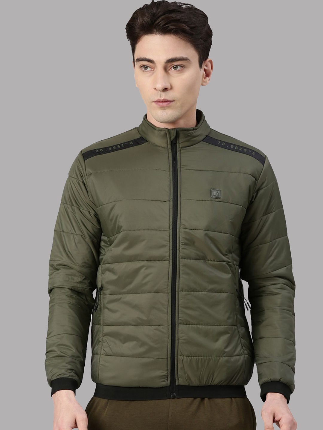 

Proline Men Lightweight Crop Outdoor Bomber Jacket, Green