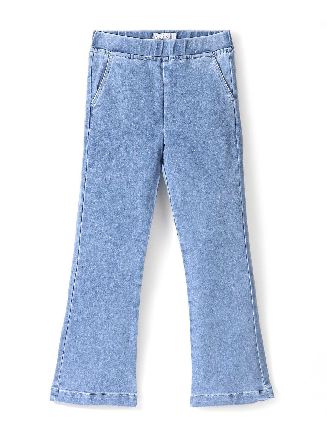 

ARIAS By LARA DUTTA Girls Cotton Jeggings, Blue