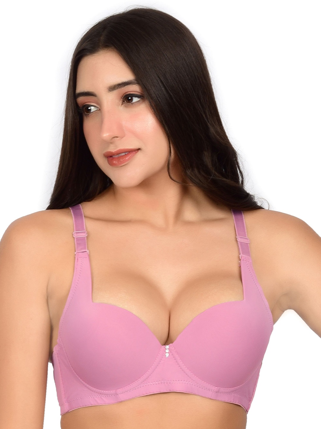 

bare dezire Medium Coverage Underwired Heavily Padded Push-Up Bra, Pink