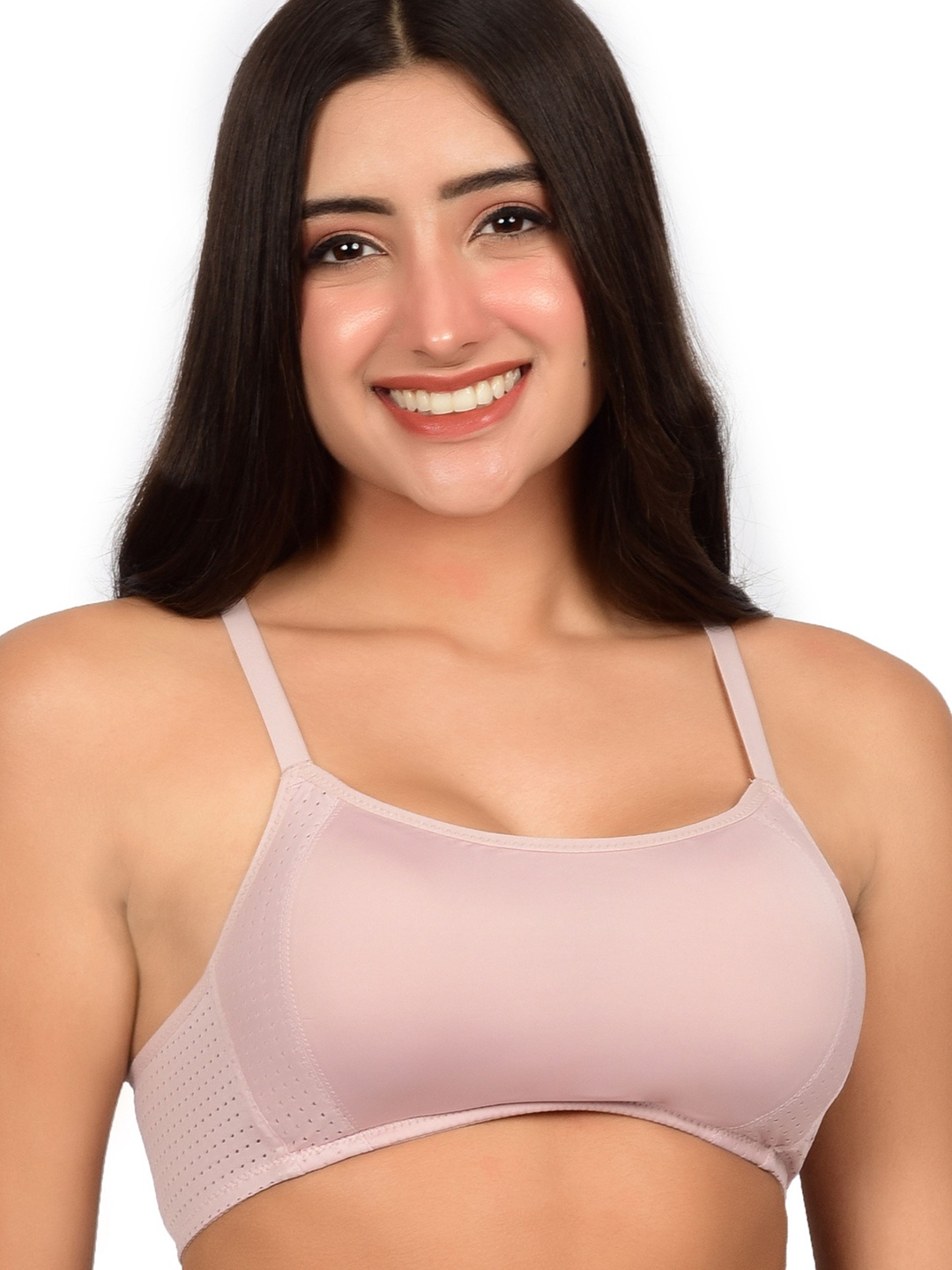 

bare dezire Medium Coverage Lightly Padded Workout Bra, Pink