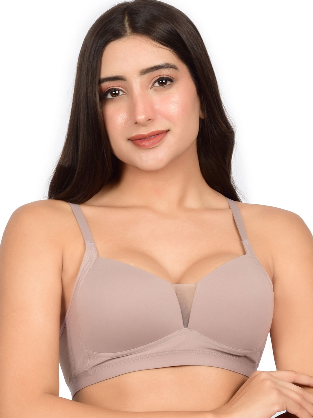 

bare dezire Full Coverage Lightly Padded T-shirt Bra, Brown